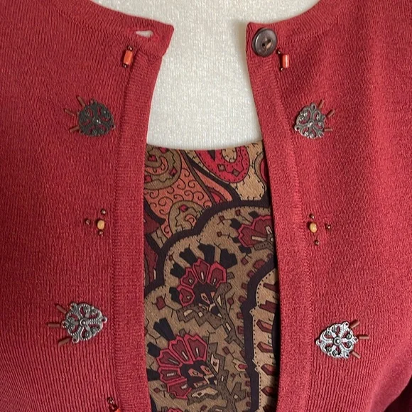 Studio I Dress With Cardigan. - Picture 12 of 16